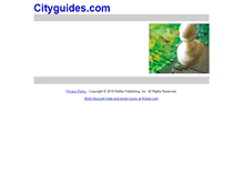 Tablet Screenshot of cityguides.com